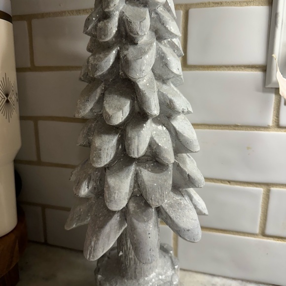 White Ceramic Christmas Tree Decoration - Picture 3 of 3